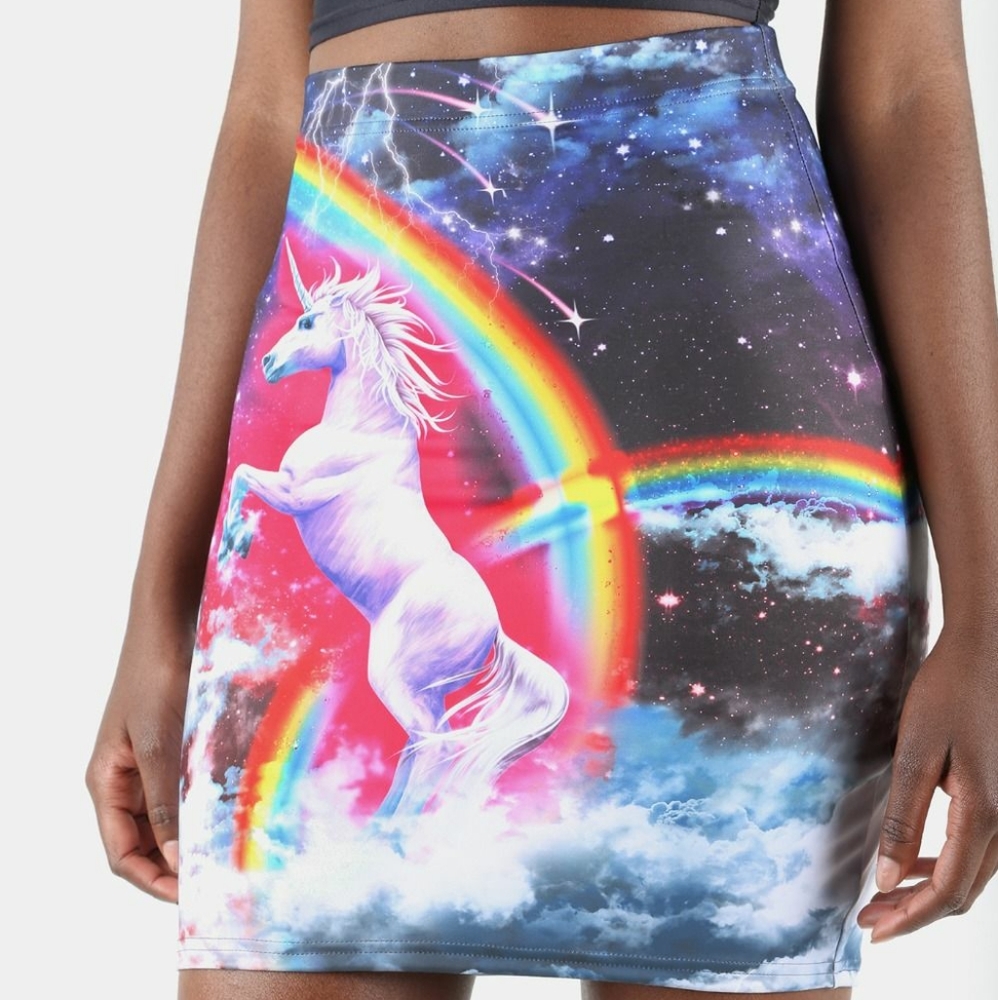 Blackmilk Hell Yeah Mini Skirt